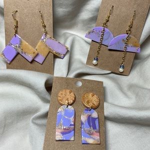 Bundle of 3 Earrings